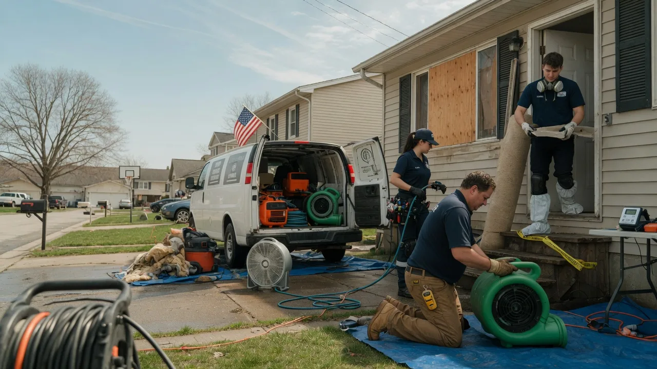 Water Damage Restoration in Sacramento, PA near me